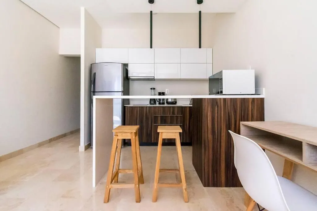 Cozy Studio In Aldea Zama 10 Min From The Beach تولوم شقة